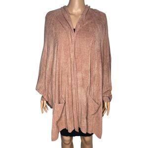 Barefoot Dreams CozyChic UltraLite Blanket Wrap size L/XL Dusty Coral New